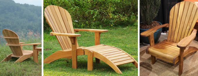 adirondack chair ou fauteil de jardin